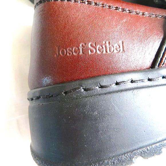 Josef Seibel Brown Slip On Leather Mules Size 6 US  37 Euro - Picture 4 of 6